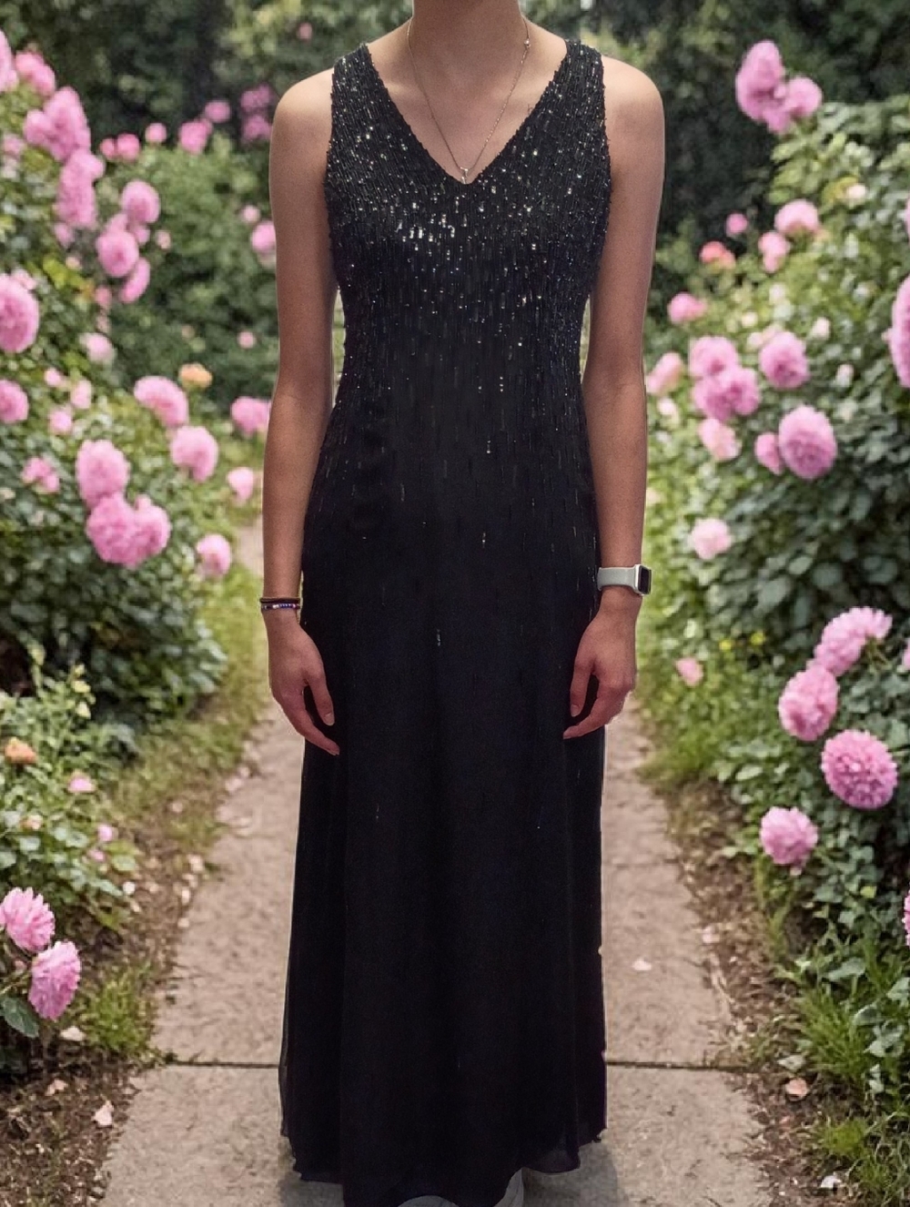 Armani Collezioni Black Evening Gown